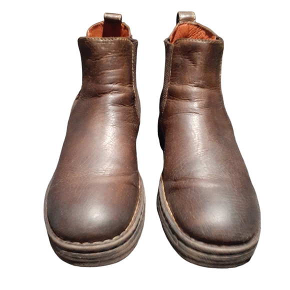 Born Men's Porto Chelsea Boots H43723 in Timber Leather Size 11 - Picture 2 of 9